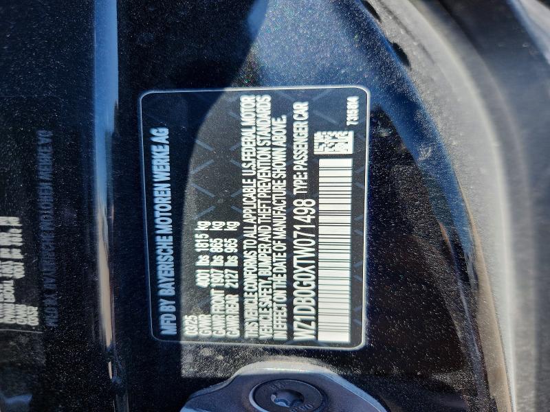 55493666 :رقم المزاد ، WZ1DB0G0XTW071498 vin ، 2026 Toyota Gr Supra مزاد بيع