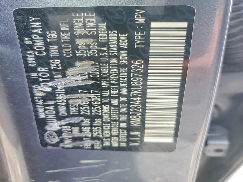 Продажа на аукционе авто 2019 Hyundai Tucson, vin: KM8J23A47KU897326, номер лота: 55313576