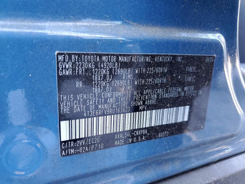 Aukcja sprzedaży 2024 Toyota Rav4, vin: 4T3E6RFV9RU163623, numer aukcji: 53659766
