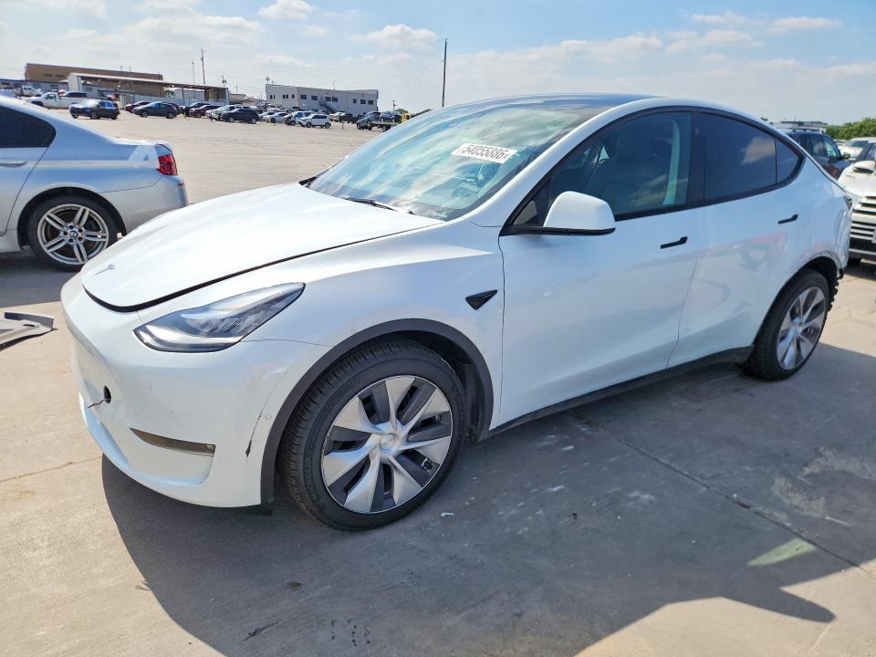 54055886 :رقم المزاد ، 7SAYGDEE7NF420344 vin ، 2022 Tesla Model Y مزاد بيع