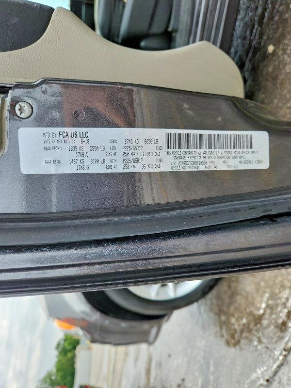 Aukcja sprzedaży 2019 Dodge Grand Caravan, vin: 2C4RDGCG3KR510980, numer aukcji: 55093616
