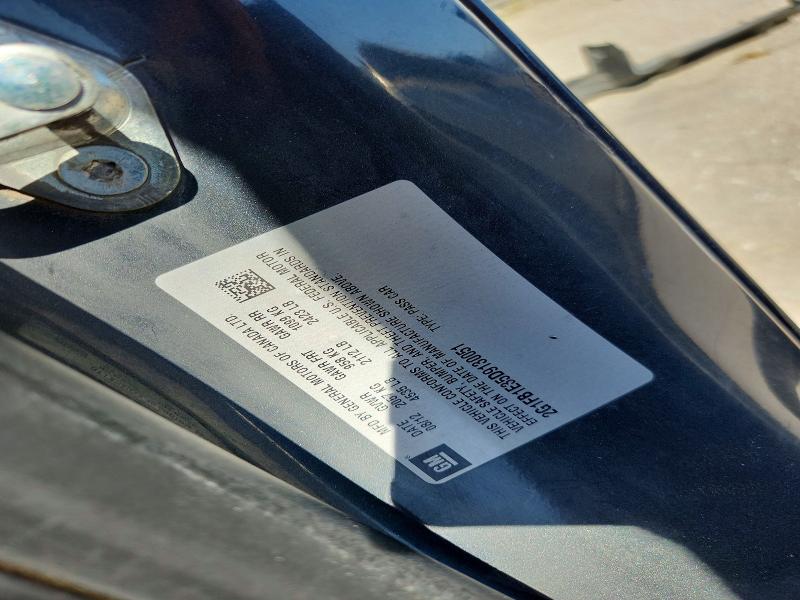 54875376 :رقم المزاد ، 2G1FB1E35D9130051 vin ، 2013 Chevrolet Camaro مزاد بيع