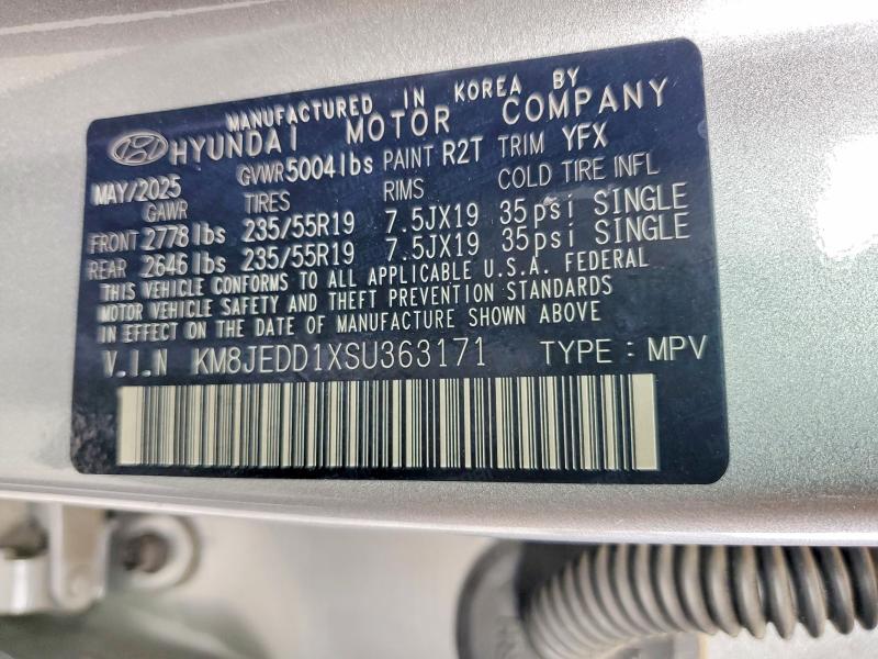 Продажа на аукционе авто 2025 Hyundai Tucson, vin: KM8JEDD1XSU363171, номер лота: 55075406