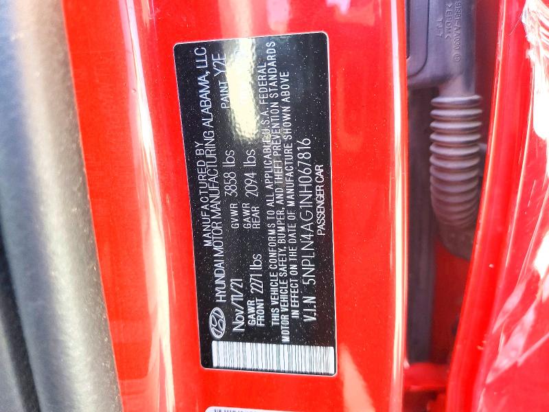 Aukcja sprzedaży 2022 Hyundai Elantra, vin: 5NPLN4AG1NH067816, numer aukcji: 51903736