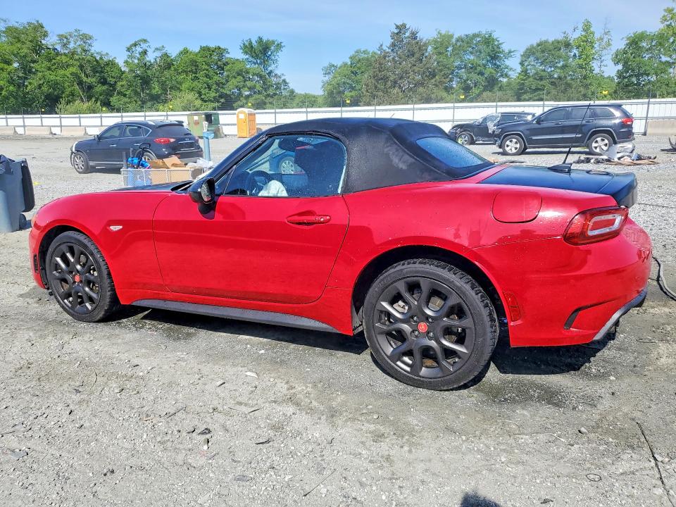 2018 Fiat 124 Spider მანქანა იყიდება აუქციონზე, vin: JC1NFAEK1J0139895, აუქციონის ნომერი: 51991986
