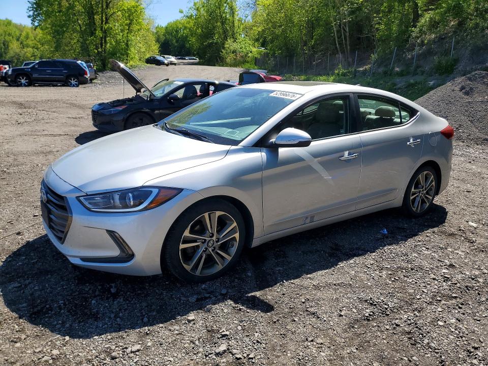 Auction sale of the 2017 Hyundai Elantra, vin: 5NPD84LF1HH003733, lot number: 52996676