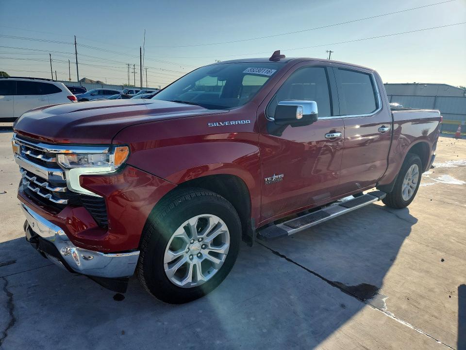 55230116 :رقم المزاد ، 1GCPAEED0SZ237428 vin ، 2025 Chevrolet Silverado مزاد بيع