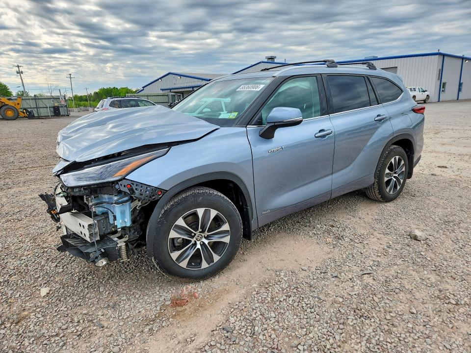 2021 Toyota Highlander მანქანა იყიდება აუქციონზე, vin: 5TDGBRCH9MS061591, აუქციონის ნომერი: 55368906