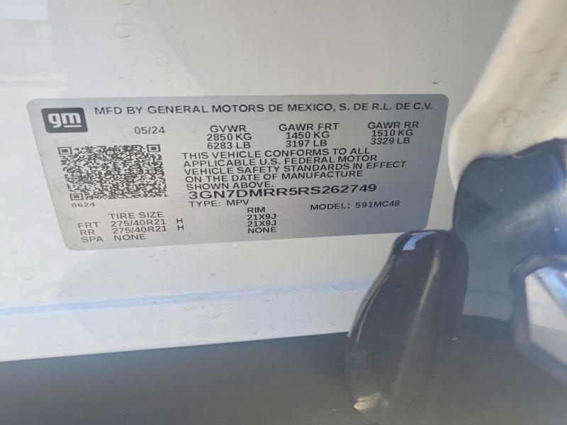 52962046 :رقم المزاد ، 3GN7DMRR5RS262749 vin ، 2024 Chevrolet Equinox مزاد بيع