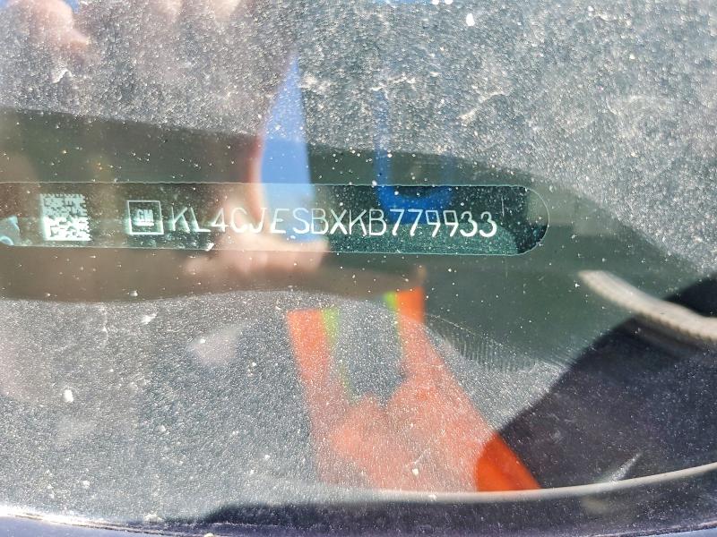 2019 Buick Encore მანქანა იყიდება აუქციონზე, vin: KL4CJESBXKB779933, აუქციონის ნომერი: 53312176