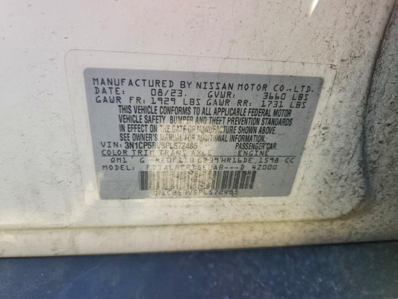 Продаж на аукціоні авто 2023 Nissan Kicks, vin: 3N1CP5BV5PL572485, номер лоту: 53266376