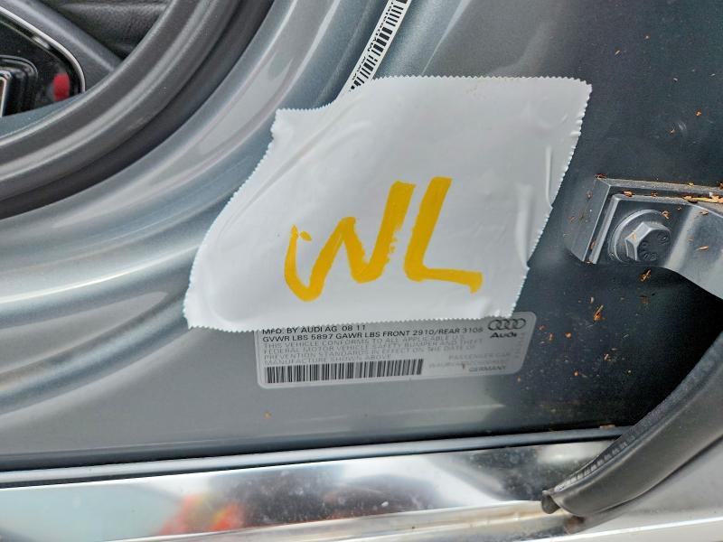 52540846 :رقم المزاد ، WAURVAFD2CN009652 vin ، 2012 Audi A8 مزاد بيع