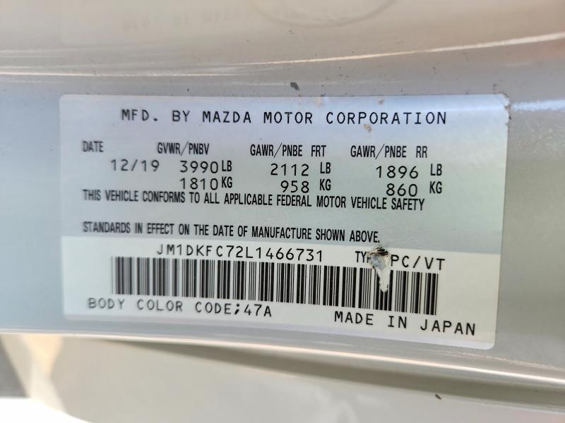 Aukcja sprzedaży 2020 Mazda Cx-3, vin: JM1DKFC72L1466731, numer aukcji: 53836346