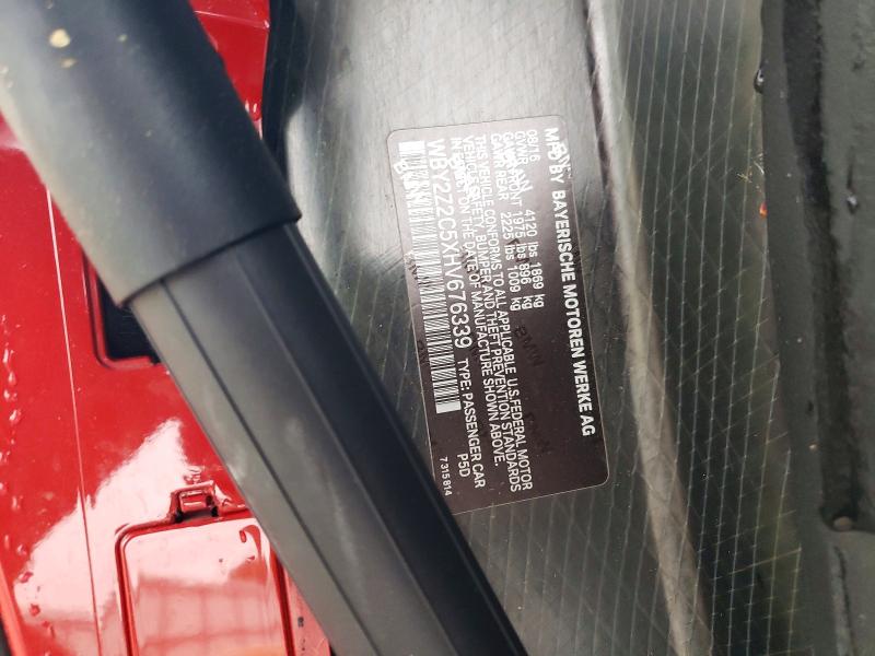 Aukcja sprzedaży 2017 Bmw I8, vin: WBY2Z2C5XHV676339, numer aukcji: 52828886