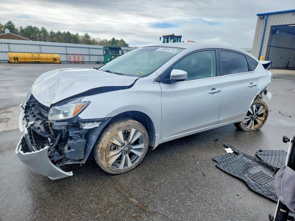 53695476 :رقم المزاد ، 3N1AB7AP6KY238594 vin ، 2019 Nissan Sentra مزاد بيع