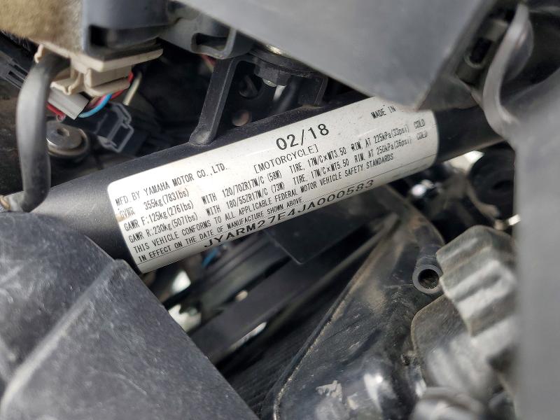 Продажа на аукционе авто 2018 Yamaha Mt07, vin: JYARM27E4JA000583, номер лота: 54271956