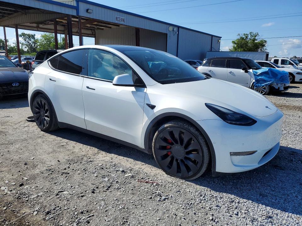 2022 Tesla Model Y მანქანა იყიდება აუქციონზე, vin: 7SAYGDEF8NF448677, აუქციონის ნომერი: 53688586