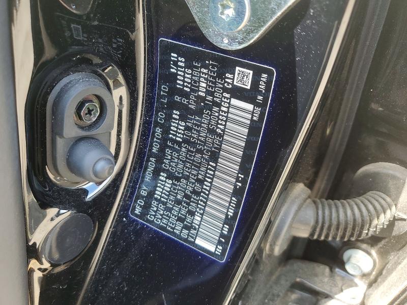 53359546 :رقم المزاد ، JHMFC1F77JX041678 vin ، 2018 Honda Civic مزاد بيع