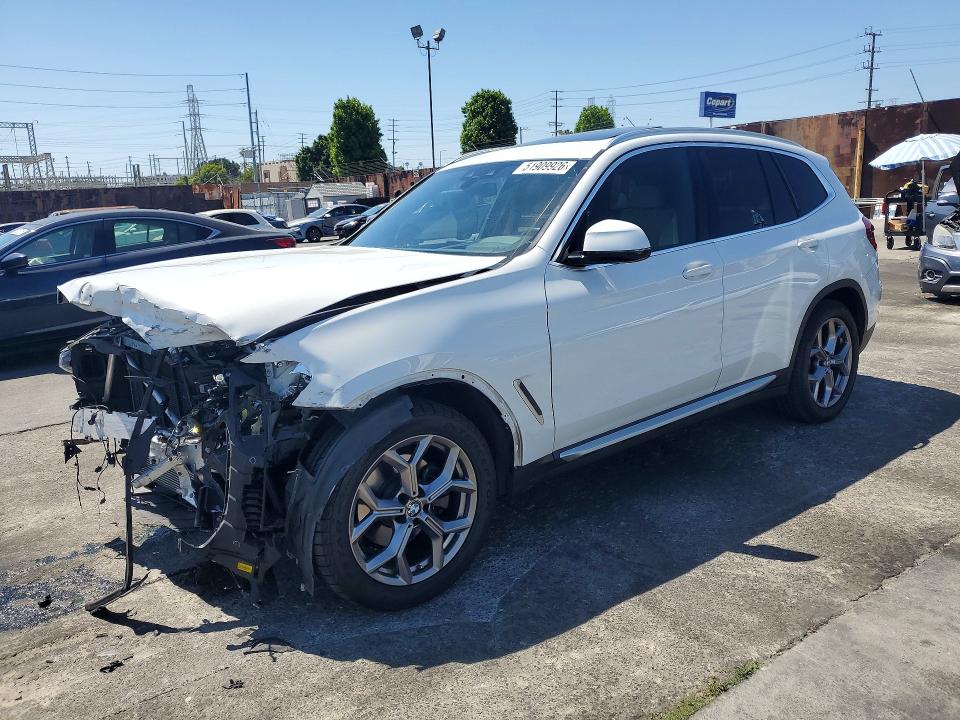 51909926 :رقم المزاد ، 5UXTY3C00M9H83259 vin ، 2021 Bmw X3 مزاد بيع