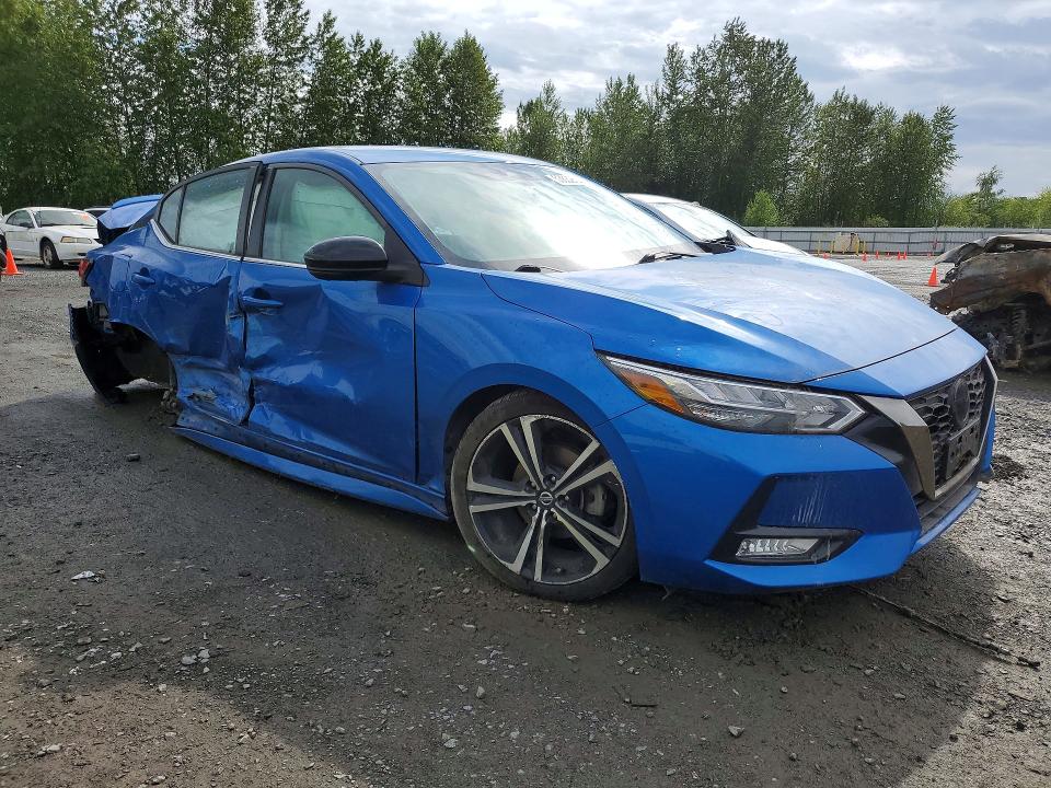 53552606 :رقم المزاد ، 3N1AB8DV5MY283531 vin ، 2021 Nissan Sentra مزاد بيع