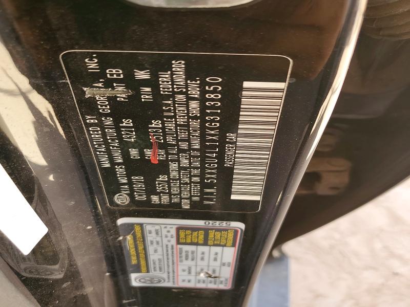 Aukcja sprzedaży 2019 Kia Optima, vin: 5XXGU4L1XKG313850, numer aukcji: 51897776