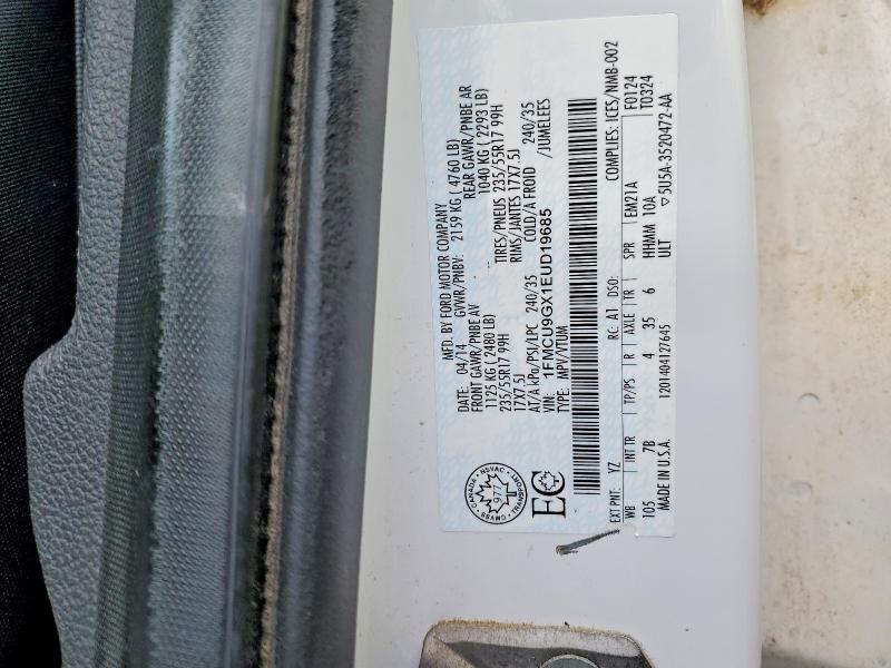 Продаж на аукціоні авто 2014 Ford Escape, vin: 1FMCU9GX1EUD19685, номер лоту: 52150456