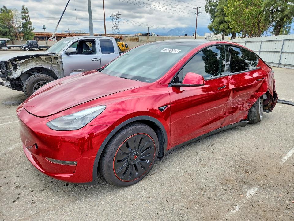 Продажа на аукционе авто 2024 Tesla Model Y, vin: 7SAYGDEEXRF079947, номер лота: 55558896