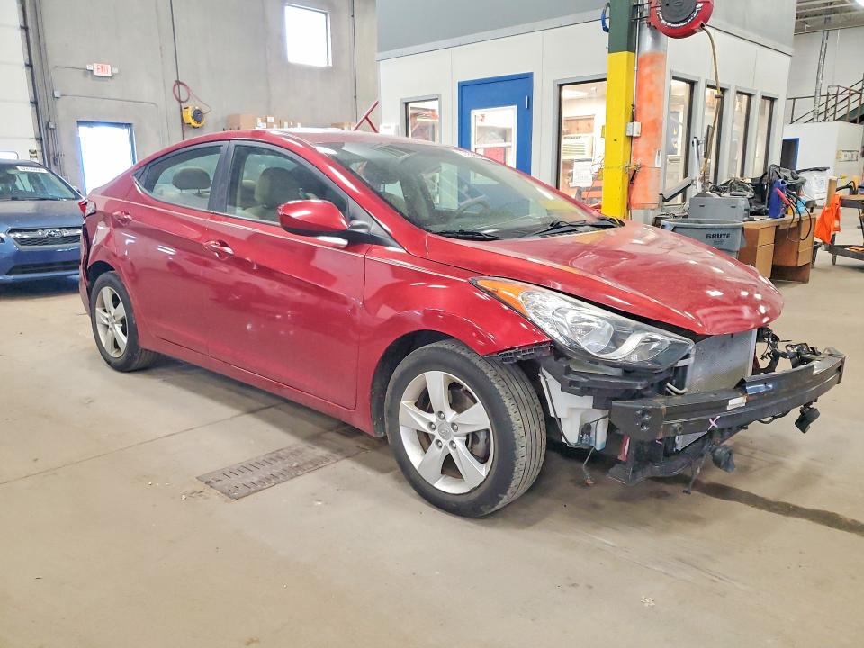 2013 Hyundai Elantra მანქანა იყიდება აუქციონზე, vin: 5NPDH4AE3DH376535, აუქციონის ნომერი: 52553506