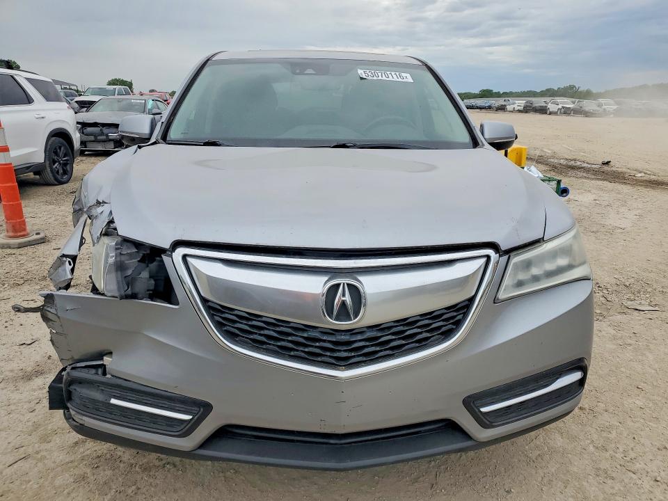 53070116 :رقم المزاد ، 5FRYD4H48GB015619 vin ، 2016 Acura Mdx مزاد بيع