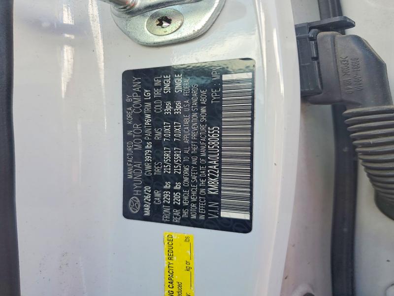Продаж на аукціоні авто 2020 Hyundai Kona, vin: KM8K22AA0LU580655, номер лоту: 55436446