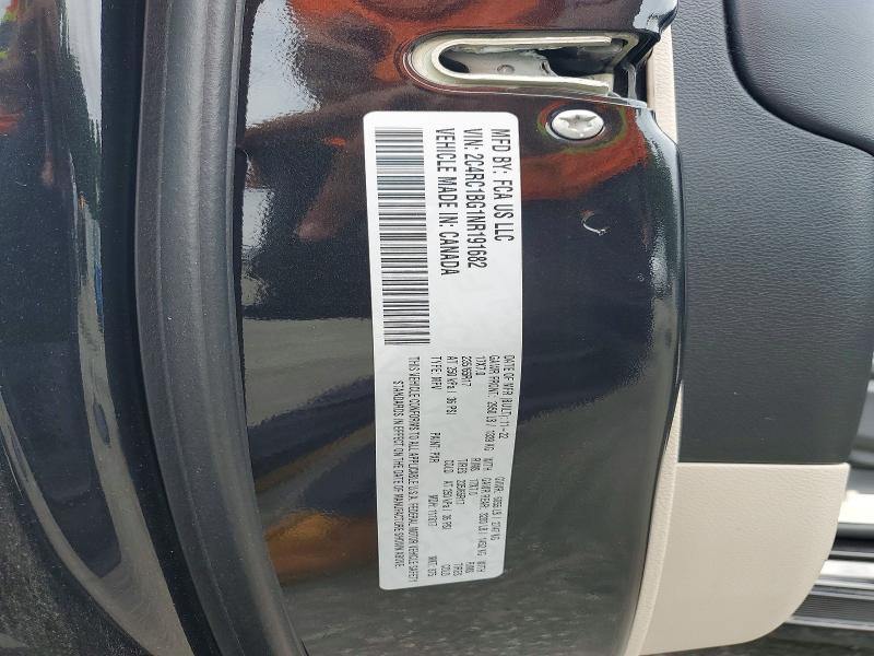 2022 Chrysler Pacifica მანქანა იყიდება აუქციონზე, vin: 2C4RC1BG1NR191682, აუქციონის ნომერი: 54619316