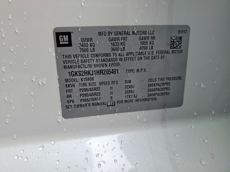 Продажа на аукционе авто 2017 Gmc Yukon Xl, vin: 1GKS2HKJ1HR205491, номер лота: 52611106