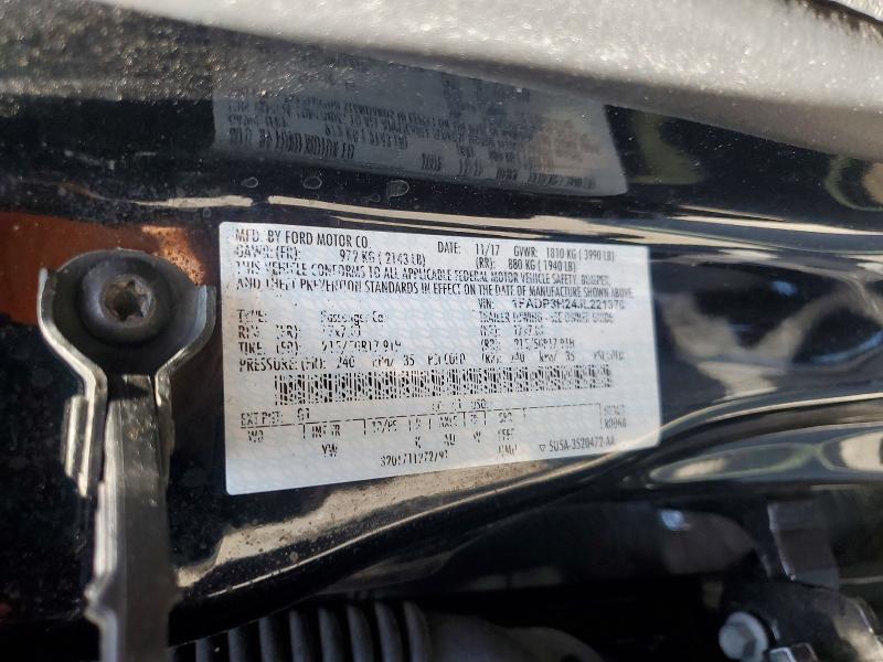 2018 Ford Focus მანქანა იყიდება აუქციონზე, vin: 1FADP3H24JL221370, აუქციონის ნომერი: 53034546