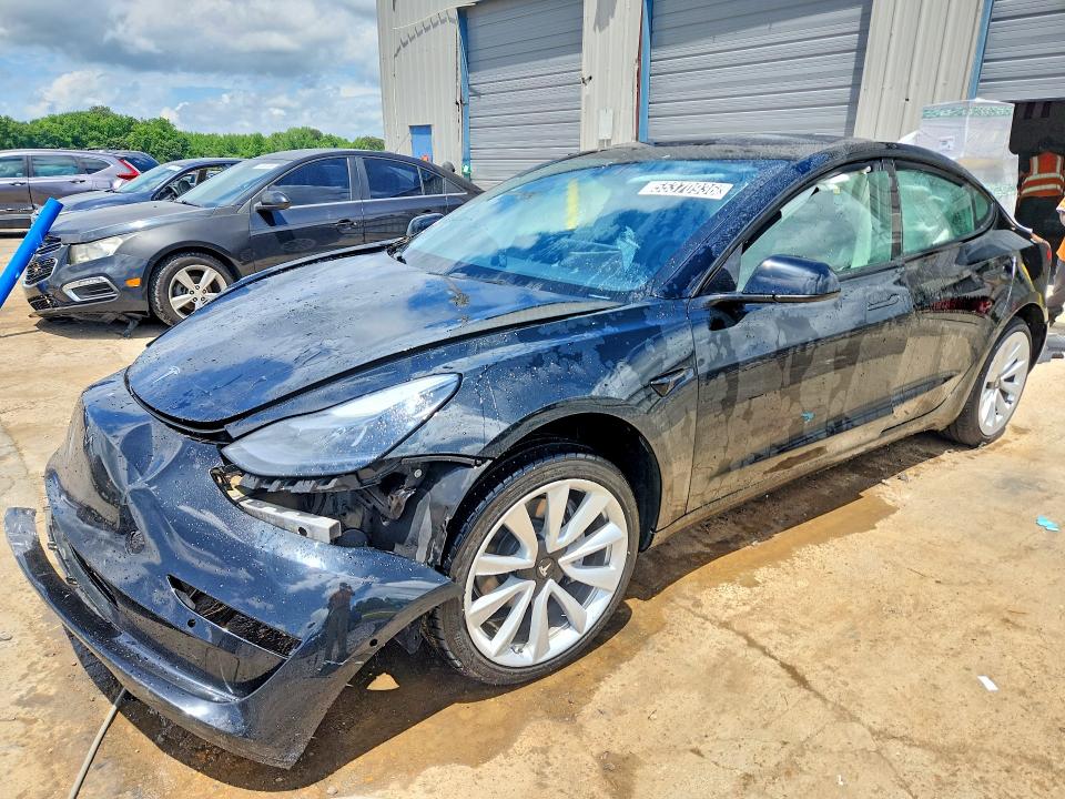 55370936 :رقم المزاد ، 5YJ3E1EA5NF304679 vin ، 2022 Tesla Model 3 مزاد بيع