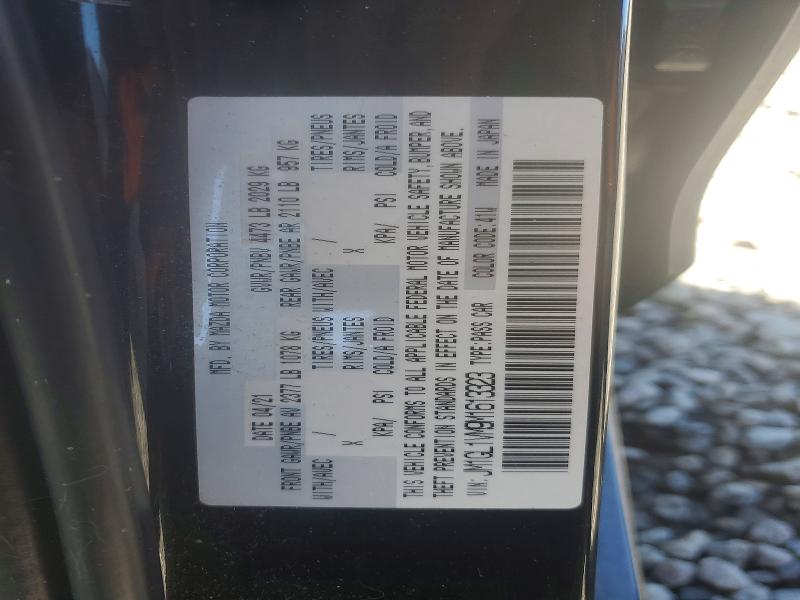 Aukcja sprzedaży 2021 Mazda 6, vin: JM1GL1VM9M1613323, numer aukcji: 52845366