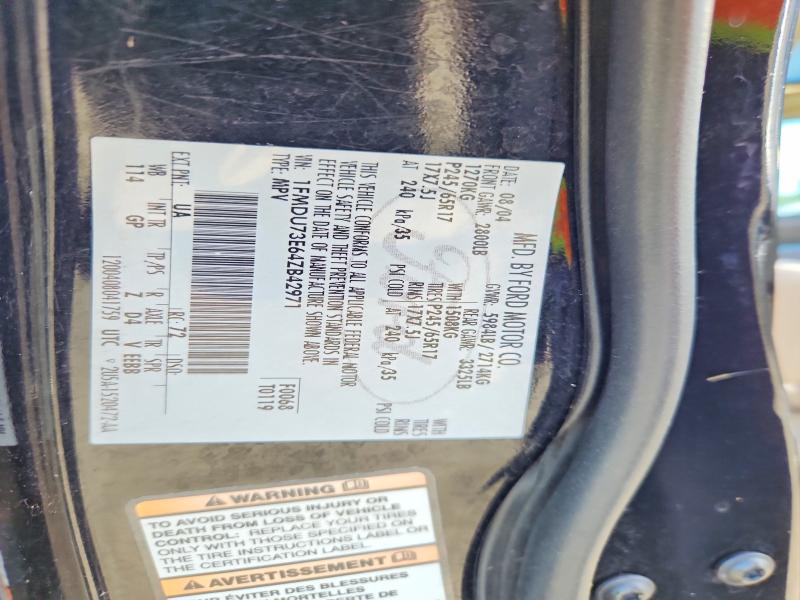 53827786 :رقم المزاد ، 1FMDU73E64ZB42971 vin ، 2004 Ford Explorer مزاد بيع