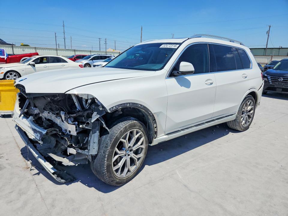 53472316 :رقم المزاد ، 5UXCW2C54KL086993 vin ، 2019 Bmw X7 مزاد بيع