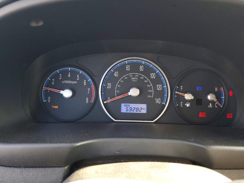 55131056 :رقم المزاد ، 5NMSG13D49H271424 vin ، 2009 Hyundai Santa Fe مزاد بيع