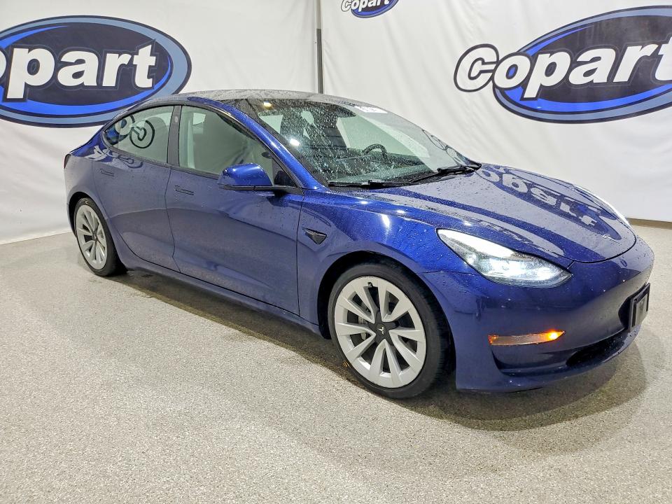 Продажа на аукционе авто 2022 Tesla Model 3, vin: 5YJ3E1EB4NF300597, номер лота: 51881206