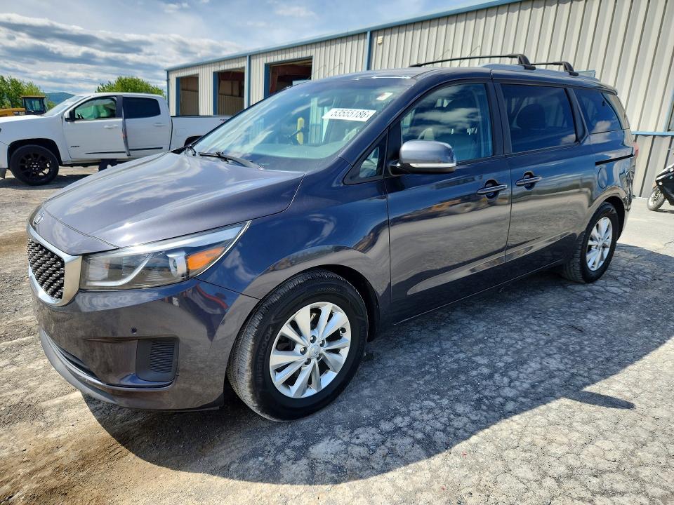 2017 Kia Sedona მანქანა იყიდება აუქციონზე, vin: KNDMB5C19H6238712, აუქციონის ნომერი: 53555186