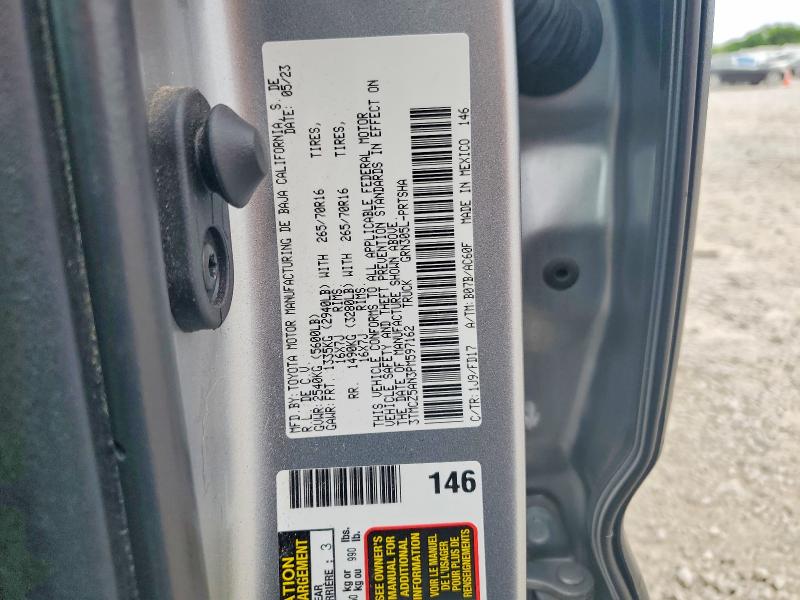 53839546 :رقم المزاد ، 3TMCZ5AN3PM597162 vin ، 2023 Toyota Tacoma مزاد بيع