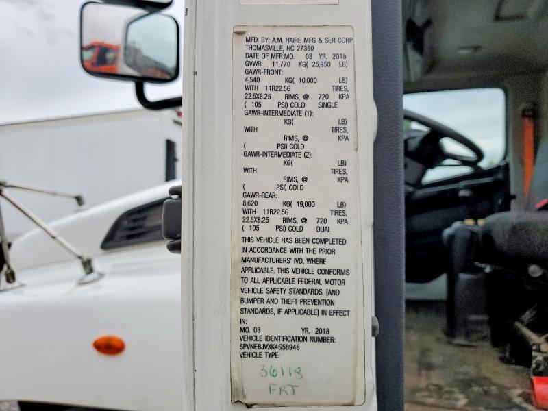 54340316 :رقم المزاد ، 5PVNE8JVXK4S56948 vin ، 2019 Hino 258/268 مزاد بيع
