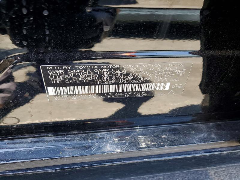 54336966 :رقم المزاد ، JTHBL5EF7A5093628 vin ، 2010 Lexus Ls مزاد بيع