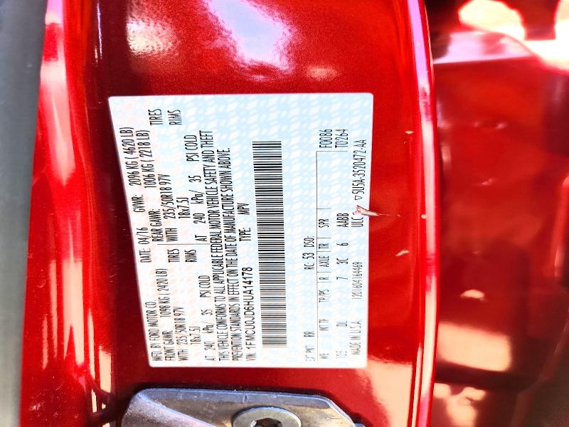 Продаж на аукціоні авто 2017 Ford Escape, vin: 1FMCU0JD6HUA14178, номер лоту: 52905326
