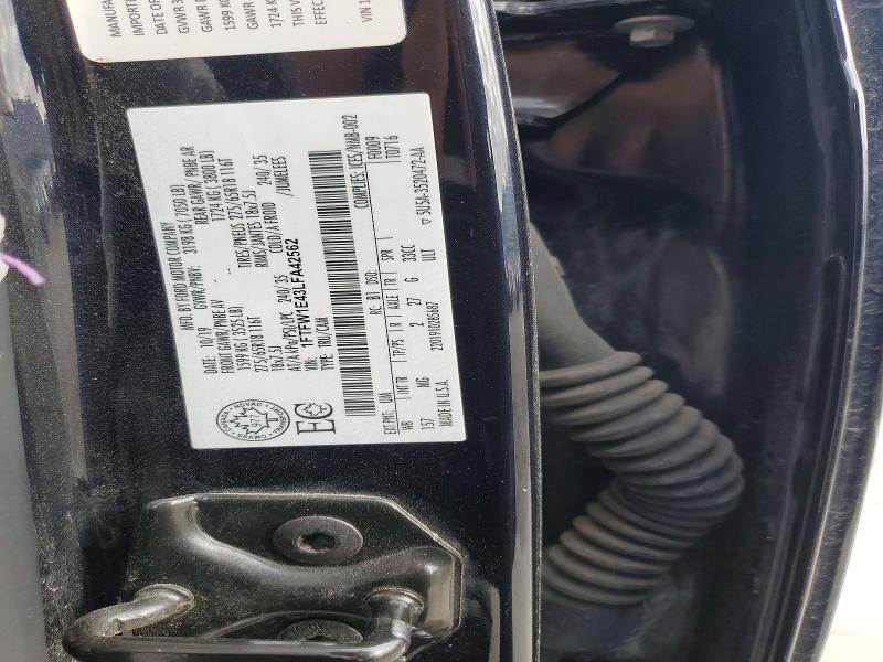 Aukcja sprzedaży 2020 Ford F150, vin: 1FTFW1E43LFA42562, numer aukcji: 54485306