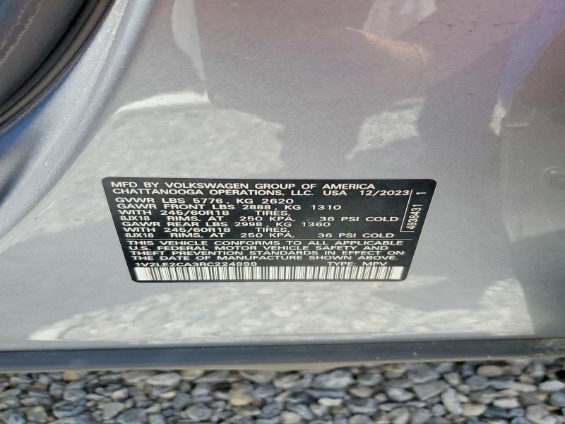 Aukcja sprzedaży 2024 Volkswagen Atlas Cross Sport, vin: 1V2LE2CA3RC224999, numer aukcji: 54561446