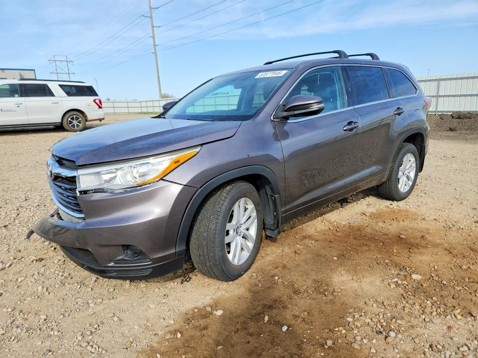53577946 :رقم المزاد ، 5TDBKRFHXGS253791 vin ، 2016 Toyota Highlander مزاد بيع