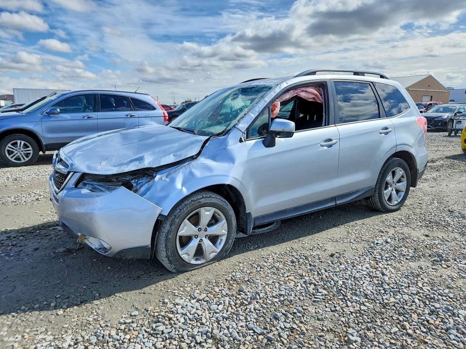 2015 Subaru Forester მანქანა იყიდება აუქციონზე, vin: JF2SJADC8FH557637, აუქციონის ნომერი: 54276226