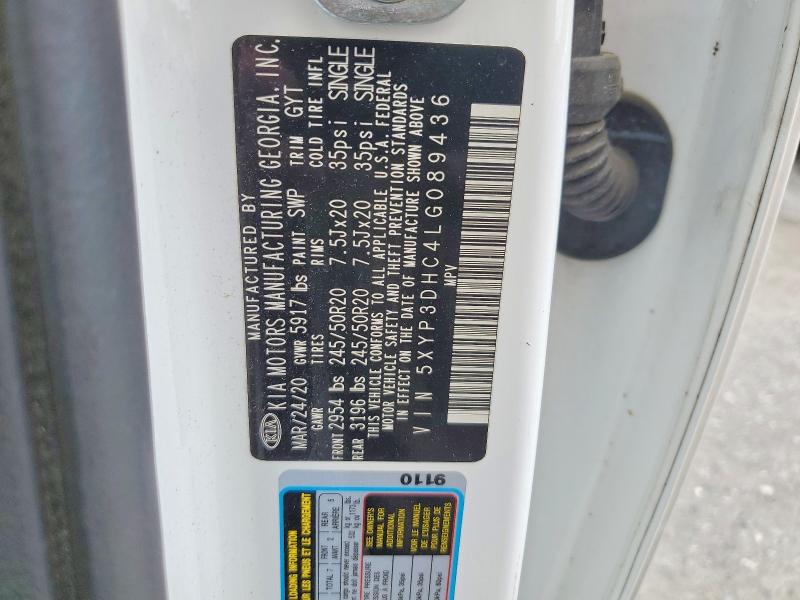 Продаж на аукціоні авто 2020 Kia Telluride, vin: 5XYP3DHC4LG089436, номер лоту: 54237126