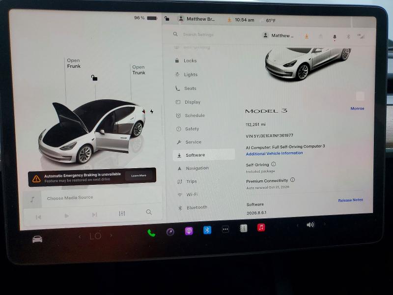 2022 Tesla Model 3 მანქანა იყიდება აუქციონზე, vin: 5YJ3E1EA1NF361977, აუქციონის ნომერი: 52386626